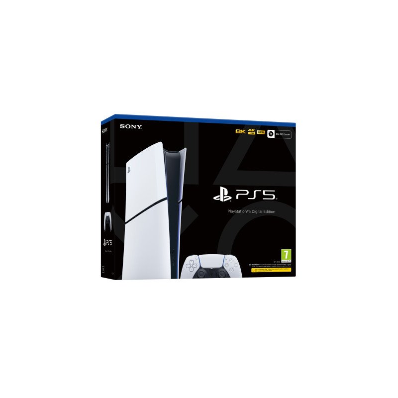 Sony PlayStation 5 Slim Digital 1,02 TB Wifi Negro, Blanco